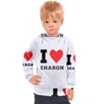 I love sharon Kids  Hooded Pullover