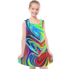 Fluid Forms Kids  Cross Back Dress by GardenOfOphir