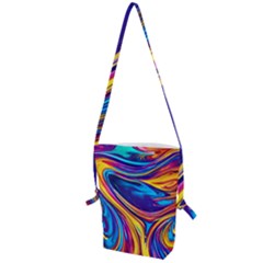 Dancing In The Liquid Light Folding Shoulder Bag by GardenOfOphir