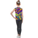 Contemporary Art Fluid Background Kids  Mesh Tank Top View2