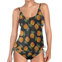 Pineapple Background Pineapple Pattern Tankini Set by Wegoenart