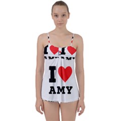 I Love Amy Babydoll Tankini Set by ilovewhateva