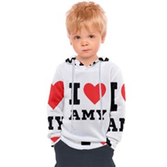 I Love Amy Kids  Overhead Hoodie by ilovewhateva