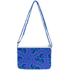 Background Pattern Geometric Double Gusset Crossbody Bag