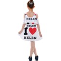 I love helen Kids  Shoulder Cutout Chiffon Dress View2