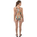 Stylish Pattern Cut-Out Back One Piece Swimsuit View2