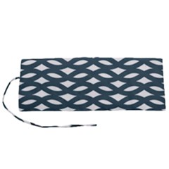 Lattice Pattern Roll Up Canvas Pencil Holder (s) by GardenOfOphir