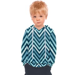 Chevron Vi Kids  Overhead Hoodie by GardenOfOphir