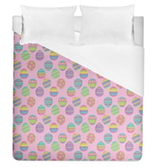 Egg Easter Eggs Pastel Digital Art Duvet Cover (queen Size) by Semog4