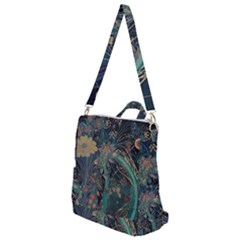 Ai Generated Flower Trees Forest Mystical Forest Crossbody Backpack
