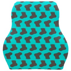 Cute Baby Socks Illustration Pattern Car Seat Velour Cushion  by GardenOfOphir