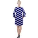 Candy Illustration Pattern Open Neck Shift Dress View2