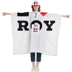 I Love Roy Women s Hooded Rain Ponchos by ilovewhateva