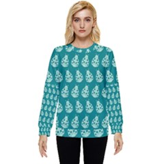 Ladybug Vector Geometric Tile Pattern Hidden Pocket Sweatshirt by GardenOfOphir