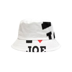 I Love Joe Inside Out Bucket Hat (kids) by ilovewhateva