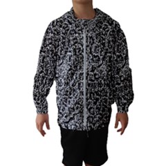 Abstract-0025 Kids  Hooded Windbreaker