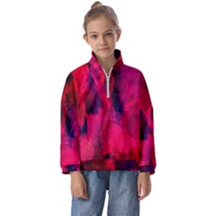 Background-03 Kids  Half Zip Hoodie