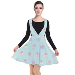 Butterfly-15 Plunge Pinafore Dress