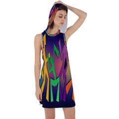 Dancing Racer Back Hoodie Dress