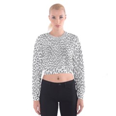 Leaves-011 Cropped Sweatshirt