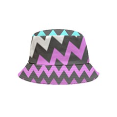 Chevron Pattern Gifts Bucket Hat (kids) by GardenOfOphir