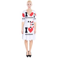 I Love Zachary Wrap Up Cocktail Dress by ilovewhateva