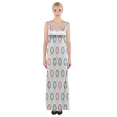 Seamless-pattern-108 Thigh Split Maxi Dress