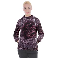 Rose Mandala Women s Hooded Pullover by MRNStudios
