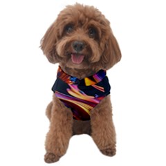 Ai Generated Waves Splash Liquid Paint Wall Dog Sweater by Jancukart