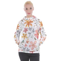 Flowers-107 Women s Hooded Pullover