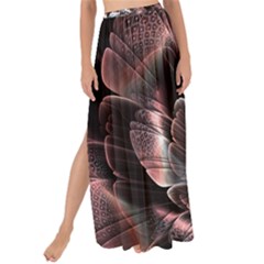 Flower Fractal Art Cool Petal Abstract Maxi Chiffon Tie-up Sarong