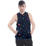 Abstract Minimalism Digital Art Abstract Men s Sleeveless Hoodie
