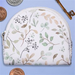 Leaves-147 Horseshoe Style Canvas Pouch