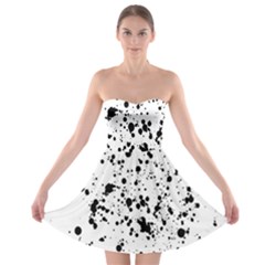 Paint-21 Strapless Bra Top Dress