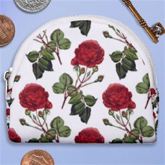 Roses-51 Horseshoe Style Canvas Pouch