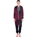 Red Black Abstract Pride Abstract Digital Art Hooded Jumpsuit (Ladies) View1