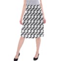 Diagonal-stripe-pattern Midi Beach Skirt View1
