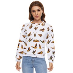 Butterfly Butterflies Insect Swarm Women s Long Sleeve Raglan Tee
