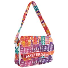 Vector Graphics Amsterdam Silhouette Courier Bag