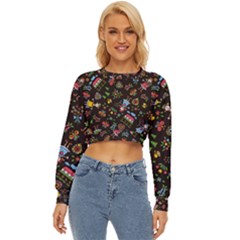 Cartoon Texture Lightweight Long Sleeve Sweatshirt