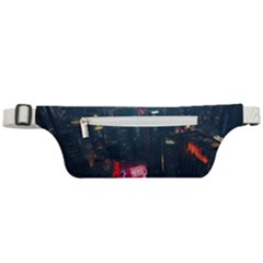 Cityscape Digital Art Active Waist Bag