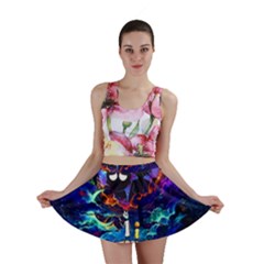 Rick And Morty In Outer Space Mini Skirt by Salman4z