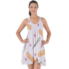 Medicine Show Some Back Chiffon Dress by SychEva