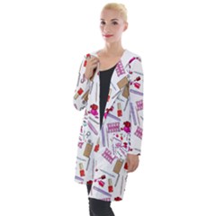 Manicure Nail Hooded Pocket Cardigan by SychEva