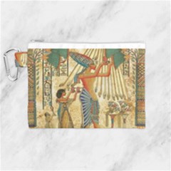 Egyptian Man Sun God Ra Amun Canvas Cosmetic Bag (medium)