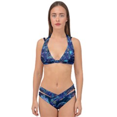 Fantasy People Mysticism Composing Fairytale Art 3 Double Strap Halter Bikini Set