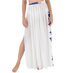 Usa Flag Eagle Symbol American Bald Eagle Country Maxi Chiffon Tie-up Sarong by Wegoenart