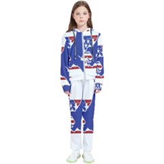 Usa Flag Eagle Symbol American Bald Eagle Country Kids  Tracksuit by Wegoenart
