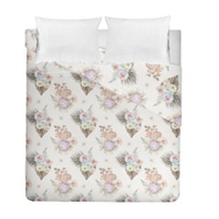 Roses-white Duvet Cover Double Side (full/ Double Size)