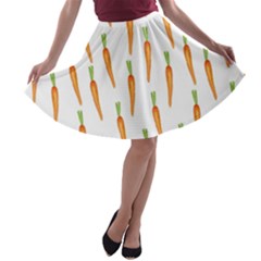 Carrot A-line Skater Skirt by SychEva